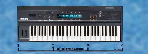ENSONIQ MIRAGE ESQ1 SQ80 ASR 10 88 FIZMO SQ1 TS10 EPS VFX EPS16 SYNTH MAGNET - Picture 6 of 30