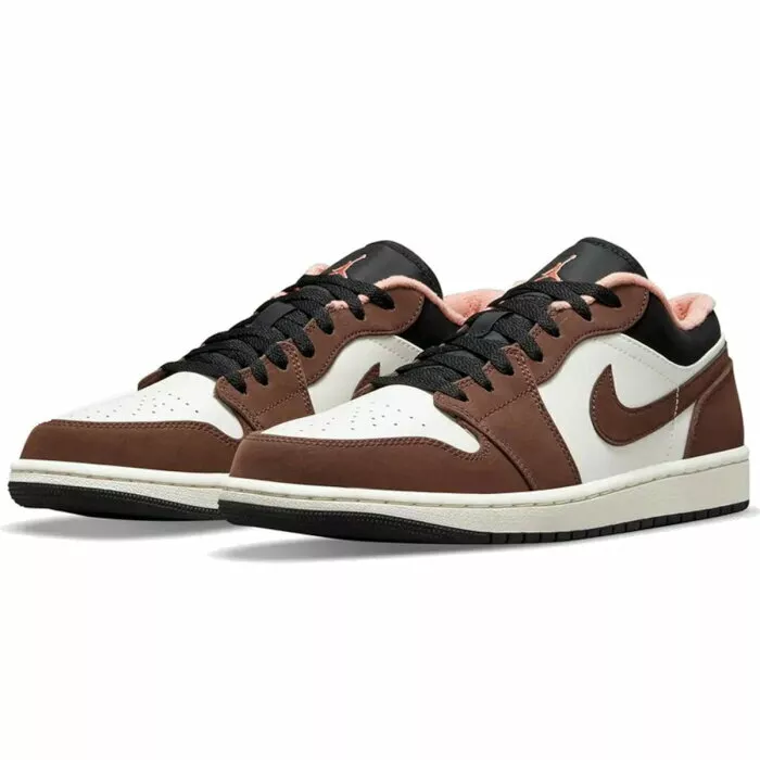 Nike Air Jordan 1 Low Mocha Brown Sneaker DC6991-200 Men's Shoes