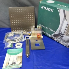 Kojox 12" Brushed Nickel Shower System W/Handheld