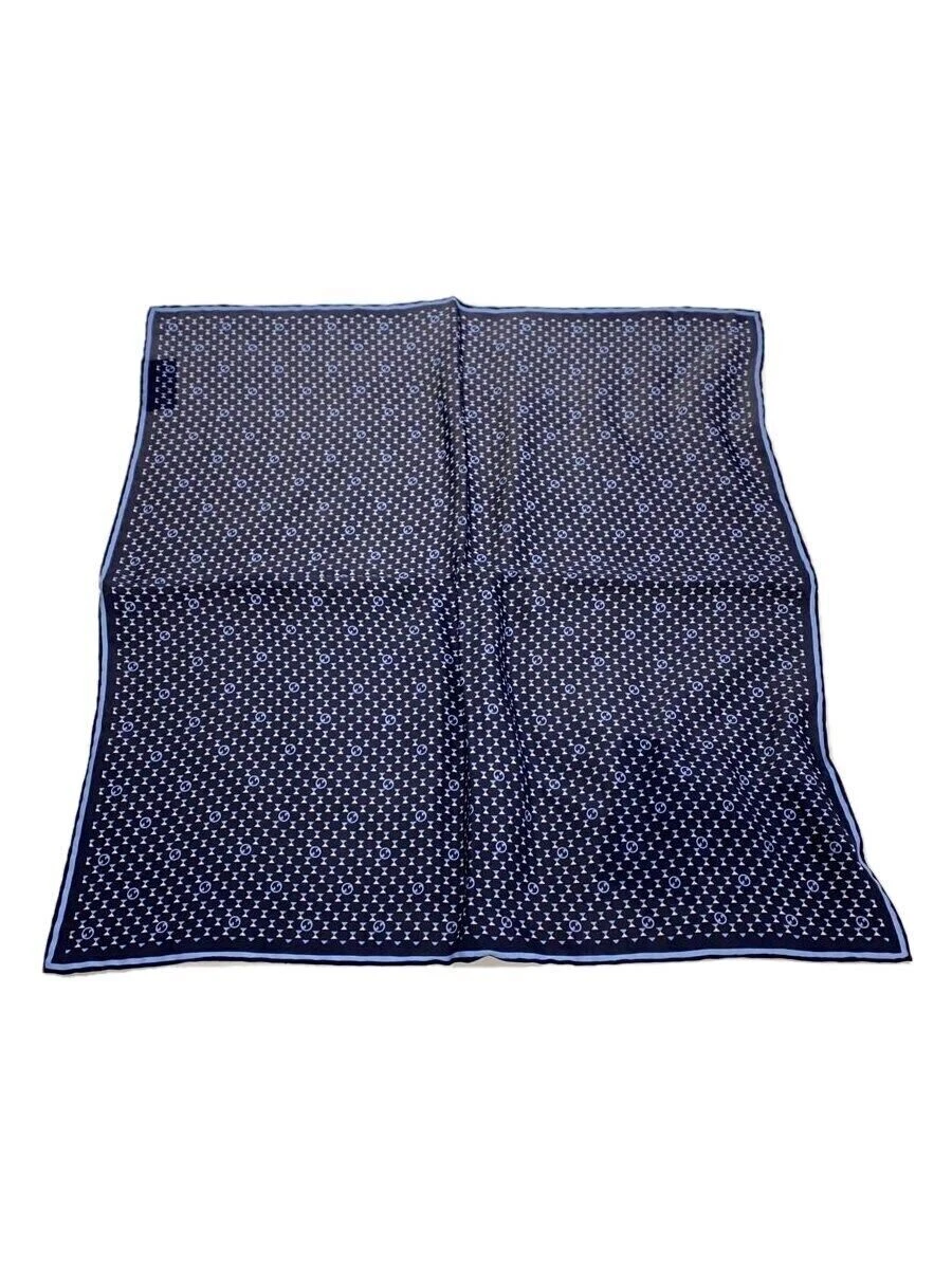 Foulard homme GUCCI 4G001 soie bleu motif total 732680 occasion