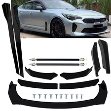 Bod Kit Front Bumper Lip Spoiler Splitter Side Skirt Rear For KIA Stinger Forte