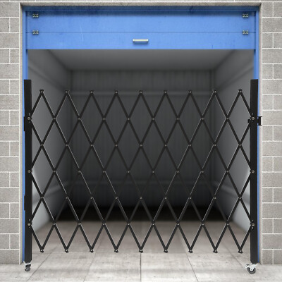 Expandable Folding Security Gate - Wall Mounted, 48'' x 71'' for Versatile Use