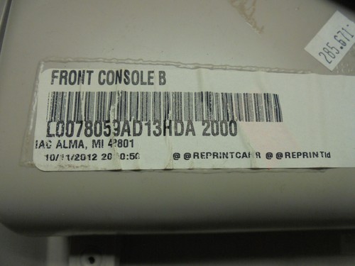 2011-2016 Chrysler Town & Country Caravan Overhead Console L0078059AD13HDA 2000 - Picture 5 of 8
