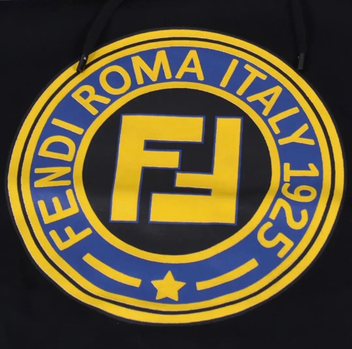 国内発送★FENDI★ROMA Logo フーディ Hoodie Black Size 48 Fendi roma 1925 Logo sweatshirt | eBay