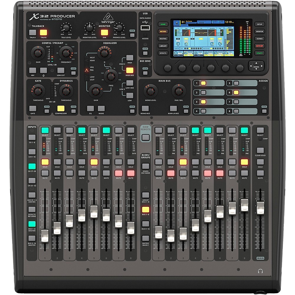 40-канальный цифровой микшерный пульт Behringer X32 Producer