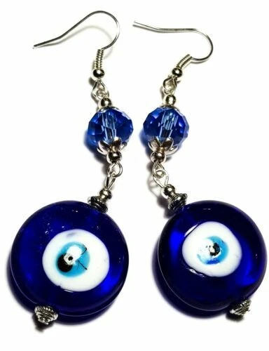 Orecchini di bigiotteria blu