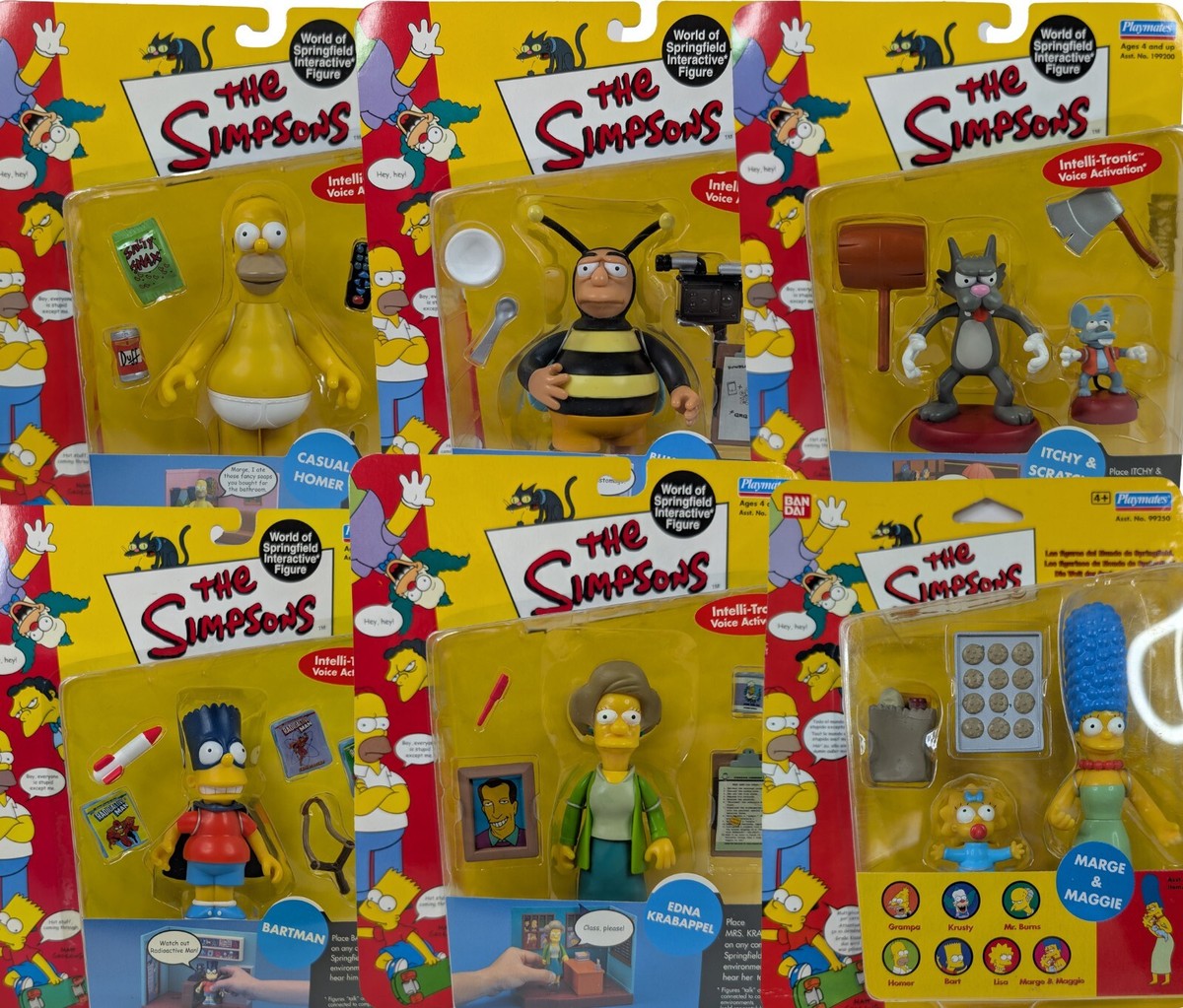 ザ・シンプソンズ Intelli-Tronic フィギュア12→8 The Simpsons Database series 12 Intelli-tronic action figure