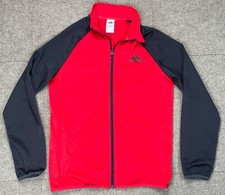 Adidas Youth Red  Black Full Zip Long Sleeve Track Suit Size XL