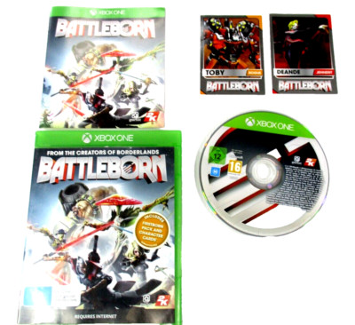 Battleborn XBOX One Game M PAL R4 2016 Rad Games +Manual +2 Trade Cards Tested