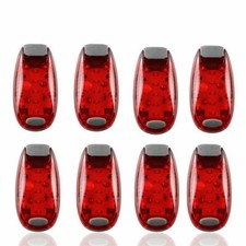 1-8pcs Led Night Safety Light Clip On Strobe Running Lights For Cycling Warning