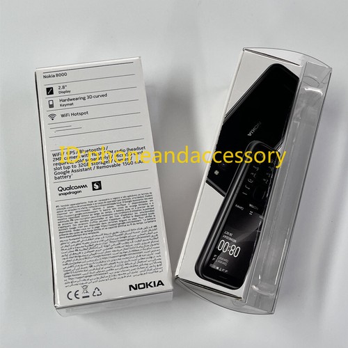 Unlocked Nokia 8000 4G Dual SIM LTE 4GB ROM 512MB RAM WIFI GPS Cell Phone 2.0MP - Afbeelding 17 van 25