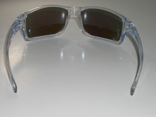 OAKLEY GIBSTON BLUE MIRRORED OLIVE GRAY TONE LENS SPORT WRAPS SUNGLASSES w/CASE - Picture 5 of 9