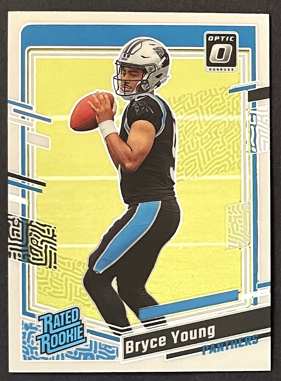 Bryce Young RATED ROOKIE #213 2023 Donruss Optic Panthers