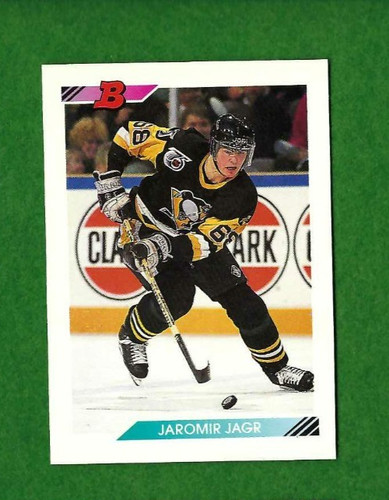 Jaromir Jagr #302 1992 Bowman card