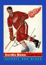 1954-55 Topps Set-Break # 8 Gordie Howe EX-EXMINT *GMCARDS*