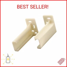 Prime-Line R 7265 Drawer Track Back Plate, 3/8 In. x 1 In., Plastic, Off-White (