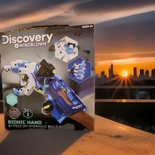 Discover Mindblown STEM Bionic Hand 87-Piece DIY Hydraulic Build Kit Ages 8