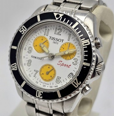 TISSOT 1853 SPORTS CHRONOGRAPH E662/762M QUARTZ VINTAGE MEN'S