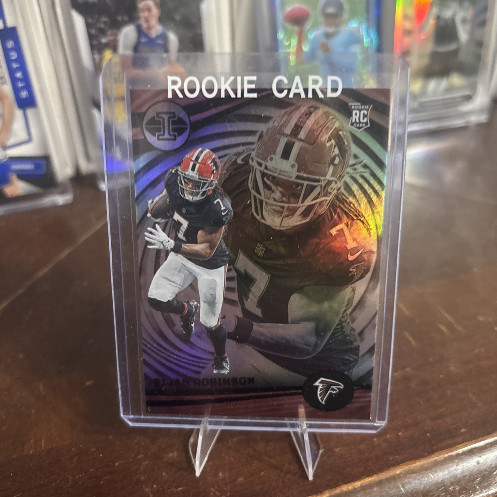 2023 Panini Illusions - Emerald #6 Bijan Robinson (RC)