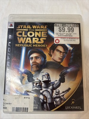 Star Wars Clone Wars: Republic Heroes 2009 Sony Playstation 3 PS3 CIB Video Game