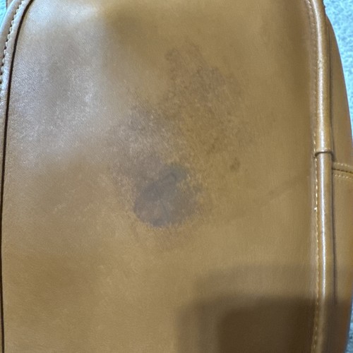 Sac bandoulière vintage Coach gant complet tanné rare cuir chameau ville 0753 301 - Photo 17/17
