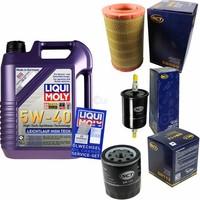 Inspektionskit Filter Liqui Moly ÖL 5L 5W-40 FüR Fiat Ducato