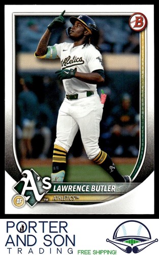 Lawrence Butler 2025 Bowman #14 Athletics Baseball Card