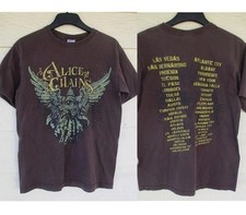 Alice in Chains 2006 Tour T-Shirt 2 sided short sleeve tee classic style S-5XL