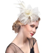 Fascinators Hat for Women Black Tea Party Hats for Women,Fascinators for Tea ...
