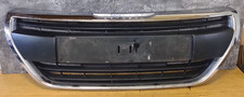 2015 PEUGEOT 208 MK1 FRONT BUMPER GRILLE GRILL BLACK & CHROME 9810920180