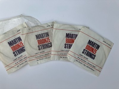 Acoustic Guitar Strings Martin /GHS Bronze Wrap Mix Of Sizes Lot Of 16 See Photo