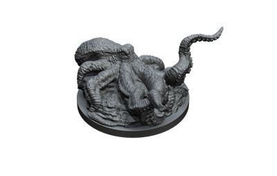 Giant 3D Octopus (On Base)
