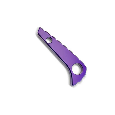 EDC1PC Anodized Black Titanium Back Spacer for Spyderco Paramilitary 2 Para2 C81