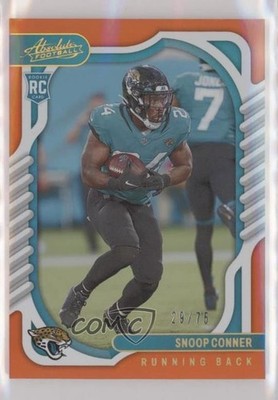 2022 Panini Absolute Rookies Spectrum Orange 29/75 Snoop Conner Rookie RC 0z8z