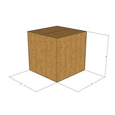5 7x7x7 Kraft Brown Corrugated Shipping Boxes 32 ECT Single-Wall New