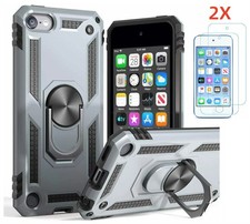 Silver Case For iPod Touch Gen 5th 6th 7th Gen Heavyduty Armour Shockproof Cover