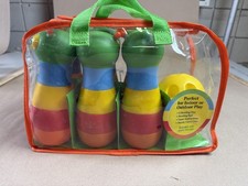 Toddler Kids Caterpillar Bowling Set Pins Ball Carry Case Indoor Outdoor Toy