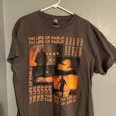 新品　Kanye West / The Life Of Pablo 激レア！ Kanye West Life of Pablo tour short sleeve dark chocolate color