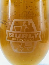 Surly Brewing Company 16oz. Chalice Style Beer Glass Minneapolis Minnesota