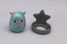 Squishmallow Mini Squish Squish-A-Longs Series 3 TULUCK Rare 145 Blue Cow