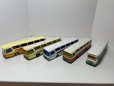 Vintage Majorette Buses Job Lot of 5 Made In France No 373 & 310 Used Condition