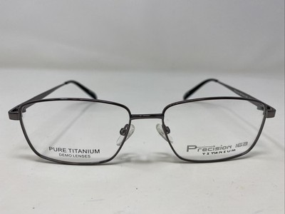 Precision 163 Gun 55-16-145 Gunmetal Metal Full Rim Eyeglasses Frame H937