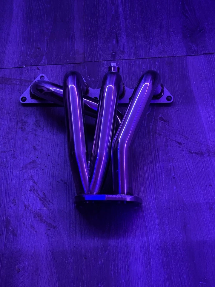 Cabezales Mitsubishi Lancer 2003 cromados nunca instalados sin caja Foto 2 de 2