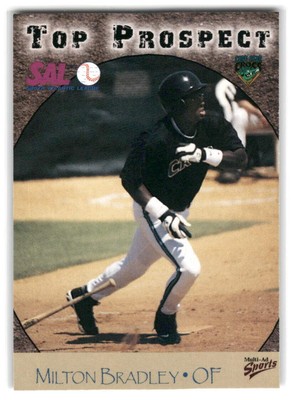 Milton Bradley 1998 South Atlantic League Top Prospects #2 Cape Fear Crocs