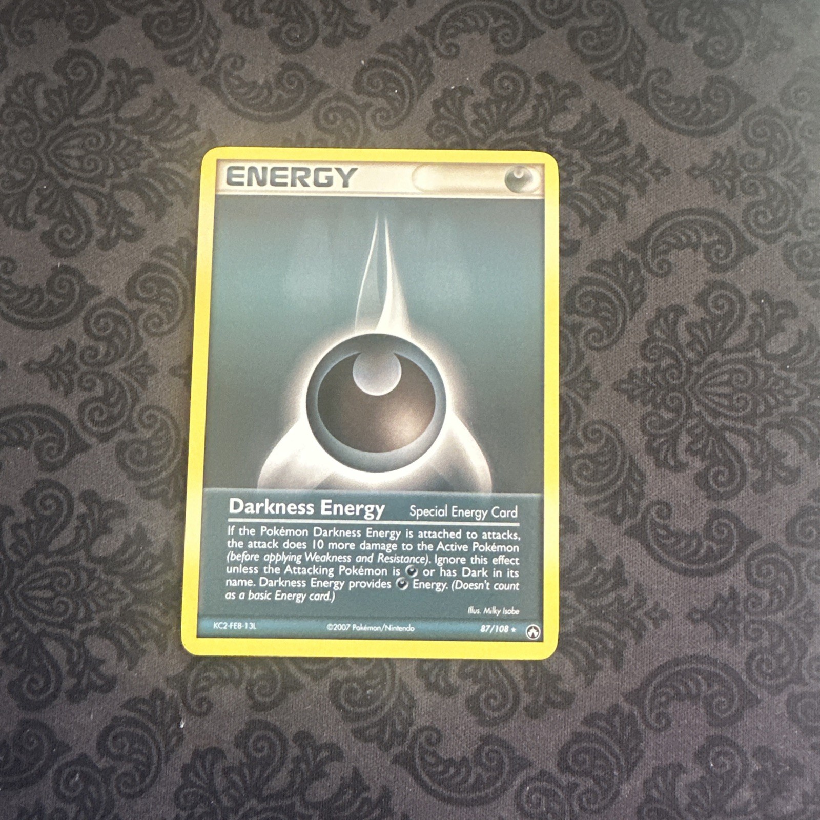 Darkness Energy - 87/108 Rare Non-Holo - Ex Power Keepers - Pokemon TCG Card