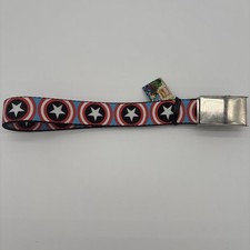 Marvel Buckle Down Captain America Belt Made in USA