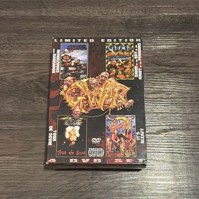 Gwar Limited Edition 4-DVD Slipcase Box Set 2005 Metal Blade Records Rare