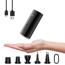 Air Pump for Inflatables, 4500mAh Rechargeable Air Mattress Pump with Camping...