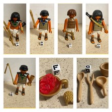 Playmobil Egyptians Pharaoh Men Soldiers Roman Gladiator 4245 7383 Cooking Gear