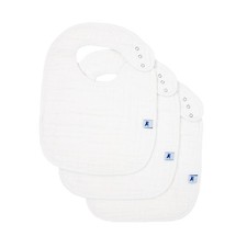 Little Unicorn Premium Classic Bib 3-Pack - Adjustable, Soft Fabric for Babies